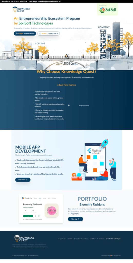 Knowledge Quest SoilSoft Technologies 05 10 2025 05 50 PM min