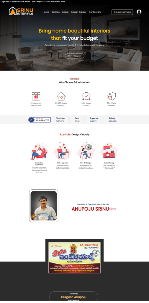 Srinu Interial Home Page 05 10 2025 06 06 PM min